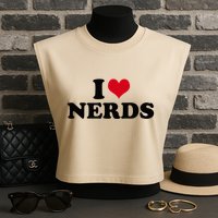 Geeky Affection for Nerds Garment-Dyed Women's Muscle Tee