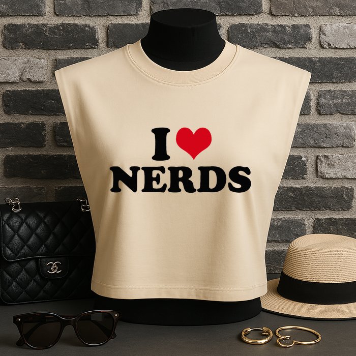 Geeky Affection for Nerds Garment-Dyed Women's Muscle Tee