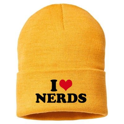 Geeky Affection for Nerds Sustainable Knit Beanie