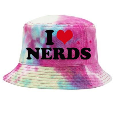 Geeky Affection for Nerds Tie-Dyed Bucket Hat