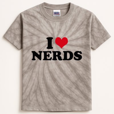 Geeky Affection for Nerds Kids Tie-Dye T-Shirt