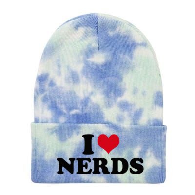 Geeky Affection for Nerds Tie Dye 12in Knit Beanie