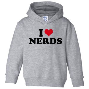 Geeky Affection for Nerds Toddler Hoodie