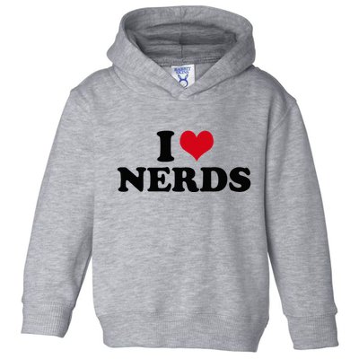 Geeky Affection for Nerds Toddler Hoodie