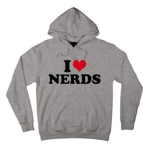 Geeky Affection for Nerds Tall Hoodie