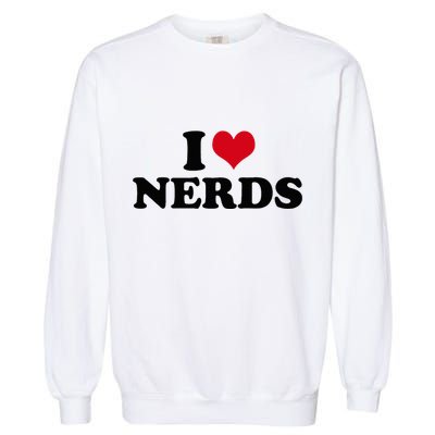 Geeky Affection for Nerds Garment-Dyed Sweatshirt
