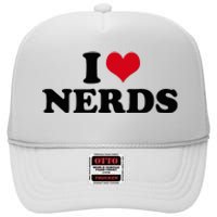 Geeky Affection for Nerds High Crown Mesh Back Trucker Hat