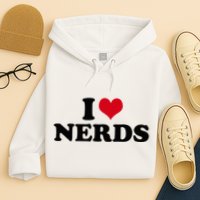 Geeky Affection for Nerds Hoodie