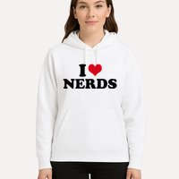 Geeky Affection for Nerds Hoodie