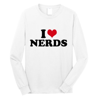 Geeky Affection for Nerds Long Sleeve Shirt