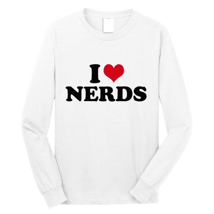 Geeky Affection for Nerds Long Sleeve Shirt