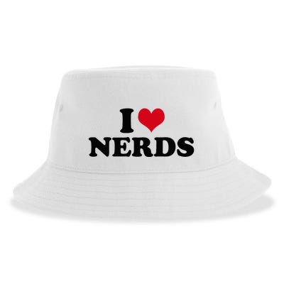 Geeky Affection for Nerds Sustainable Bucket Hat