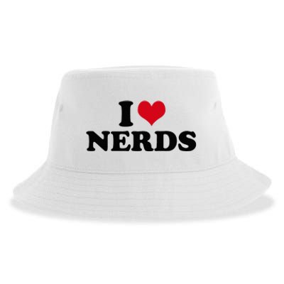 Geeky Affection for Nerds Sustainable Bucket Hat