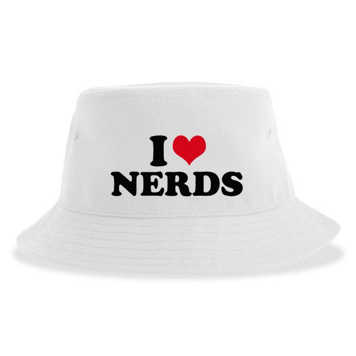 Geeky Affection for Nerds Sustainable Bucket Hat