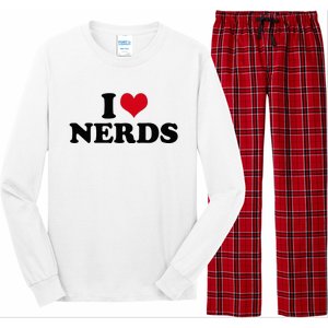 Geeky Affection for Nerds Long Sleeve Pajama Set