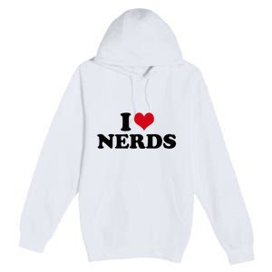 Geeky Affection for Nerds Premium Pullover Hoodie