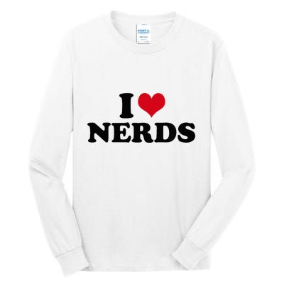 Geeky Affection for Nerds Tall Long Sleeve T-Shirt