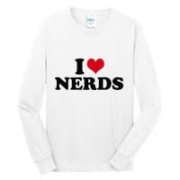 Geeky Affection for Nerds Tall Long Sleeve T-Shirt
