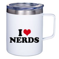 Geeky Affection for Nerds 12oz Stainless Steel Coffee Mug