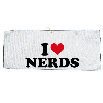 Geeky Affection for Nerds Large Microfiber Waffle Golf Towel