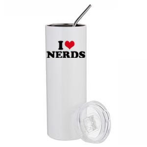 Geeky Affection for Nerds Stainless Steel Tumbler