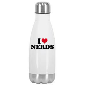 Geeky Affection for Nerds Stainless Steel Insulated Water Bottle