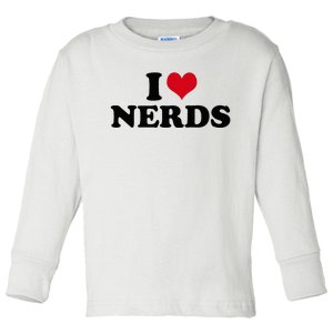 Geeky Affection for Nerds Toddler Long Sleeve Shirt