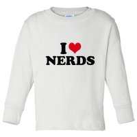 Geeky Affection for Nerds Toddler Long Sleeve Shirt