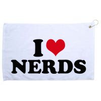 Geeky Affection for Nerds Grommeted Golf Towel