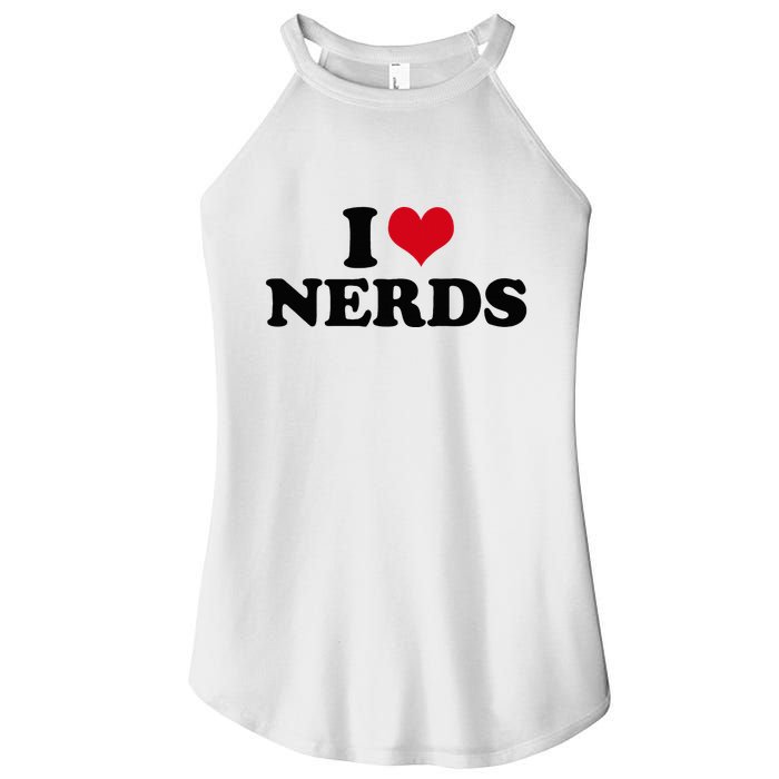 Geeky Affection for Nerds Women's Perfect Tri Rocker Tank