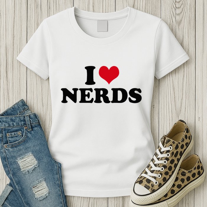 Geeky Affection for Nerds Womens T-Shirt