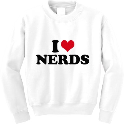 Geeky Affection for Nerds Kids Sweatshirt