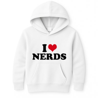 Geeky Affection for Nerds Kids Hoodie