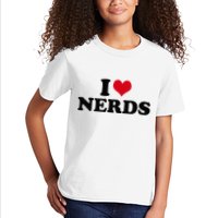 Geeky Affection for Nerds Kids T-Shirt
