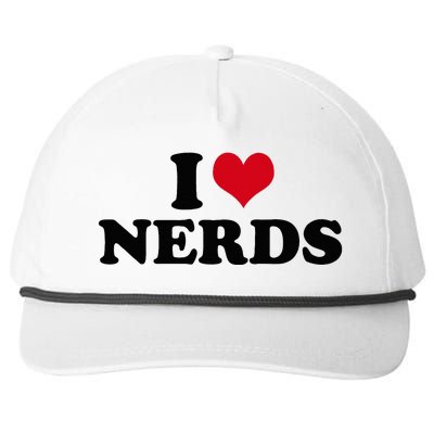 Geeky Affection for Nerds Snapback Five-Panel Rope Hat