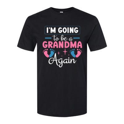 Grandmother Again For Nana Im Going To Be A Grandma Again Softstyle CVC T-Shirt