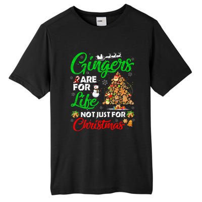 Gingers Are For Life Not Just For Christmas Xmas Tree Pajama Funny Gift Tall Fusion ChromaSoft Performance T-Shirt