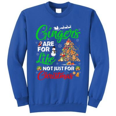 Gingers Are For Life Not Just For Christmas Xmas Tree Pajama Funny Gift Sweatshirt