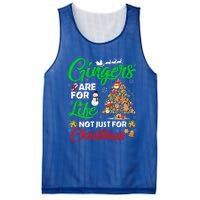 Gingers Are For Life Not Just For Christmas Xmas Tree Pajama Funny Gift Mesh Reversible Basketball Jersey Tank