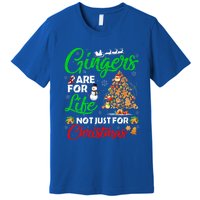 Gingers Are For Life Not Just For Christmas Xmas Tree Pajama Funny Gift Premium T-Shirt