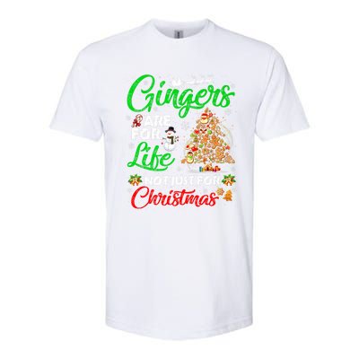 Gingers Are For Life Not Just For Christmas Xmas Tree Pajama Funny Gift Softstyle CVC T-Shirt