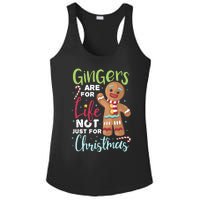 Gingers Are For Life Not Just Christmas Pajama UGLY Gifts Ladies PosiCharge Competitor Racerback Tank