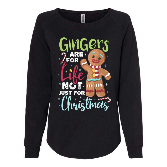 Gingers Are For Life Not Just Christmas Pajama UGLY Gifts Womens California Wash Sweatshirt