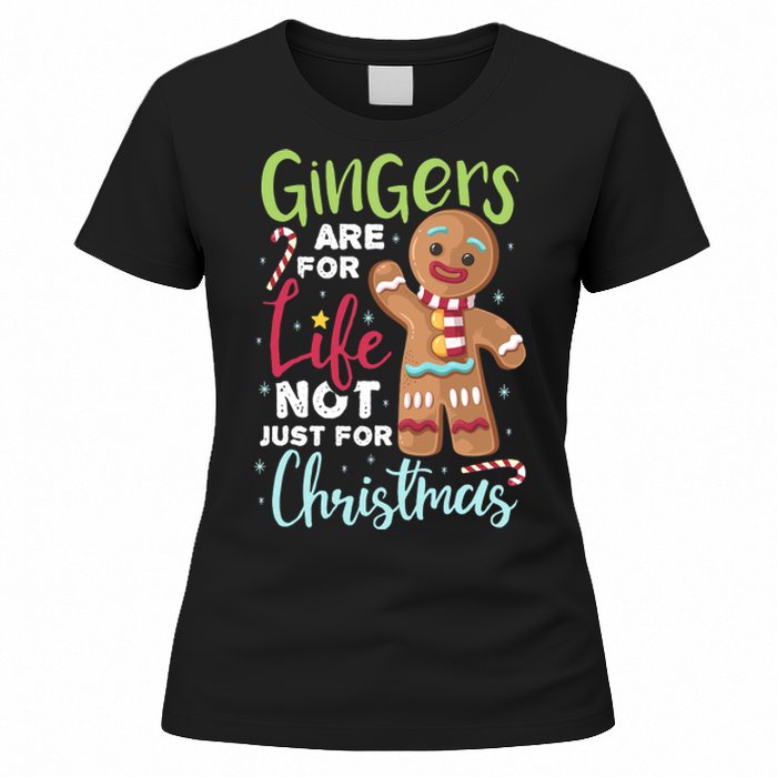 Gingers Are For Life Not Just Christmas Pajama UGLY Gifts Women's T-Shirt