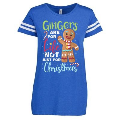 Gingers Are For Life Not Just Christmas Pajama UGLY Gifts Enza Ladies Jersey Football T-Shirt