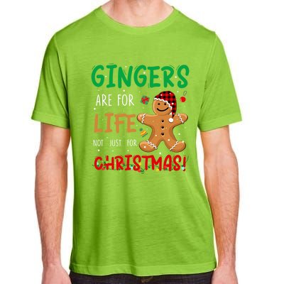 Gingers Are For Life Not Just Christmas Gingers Santa Hat Gift Adult ChromaSoft Performance T-Shirt