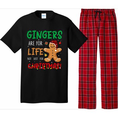 Gingers Are For Life Not Just Christmas Gingers Santa Hat Gift Pajama Set