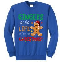 Gingers Are For Life Not Just Christmas Gingers Santa Hat Gift Sweatshirt