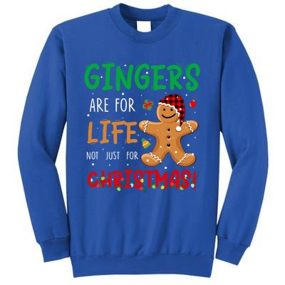 Gingers Are For Life Not Just Christmas Gingers Santa Hat Gift Sweatshirt