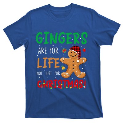 Gingers Are For Life Not Just Christmas Gingers Santa Hat Gift T-Shirt